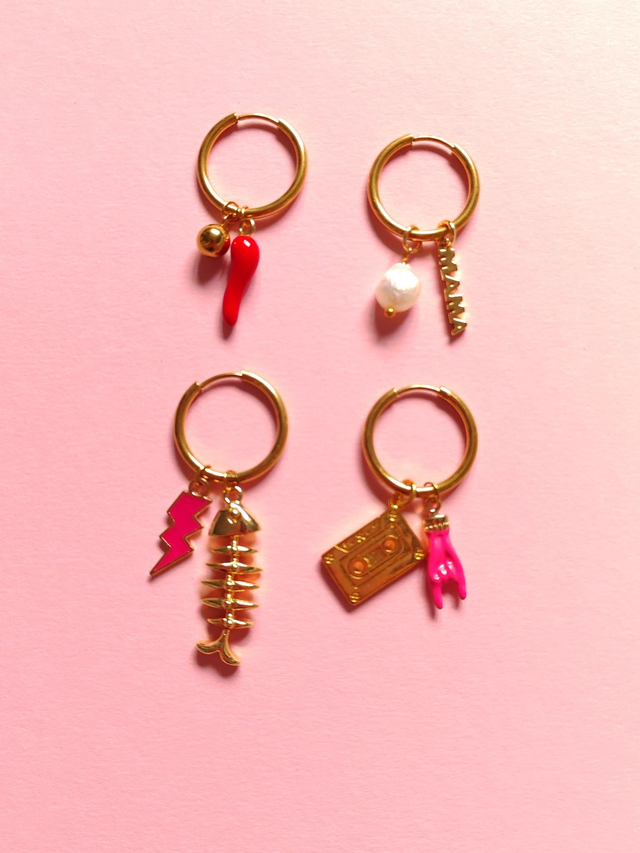 Boucle d&#039;oreille ronde