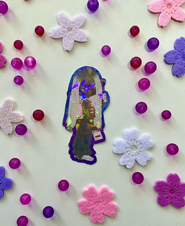 Sticker « Eina’s Bubble mini moi » Eina chill 