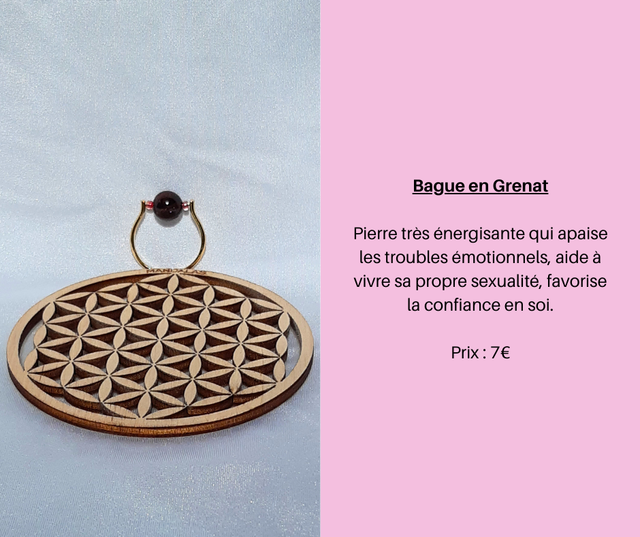 163- Bague en Grenat