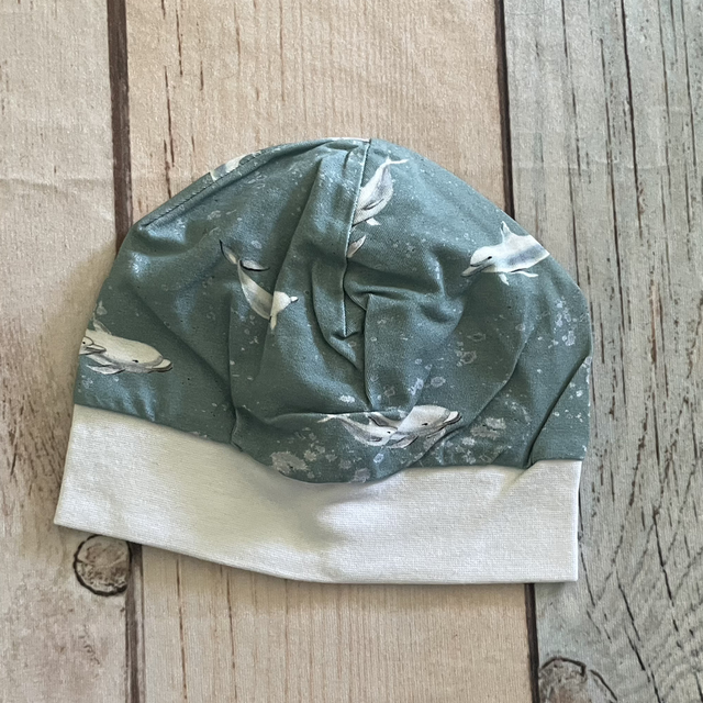Mütze, Größe 59-61, Delfin
