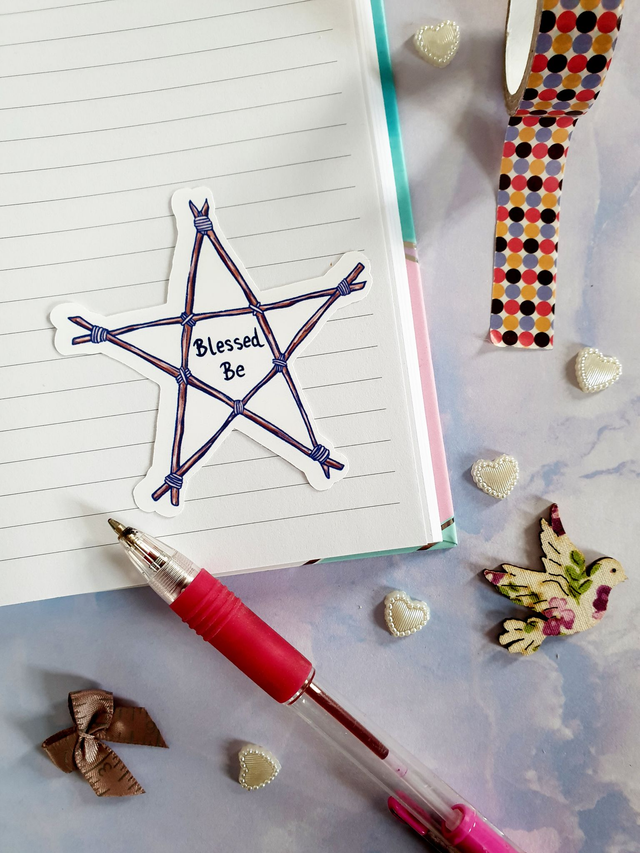 Blessed Be Single Sticker