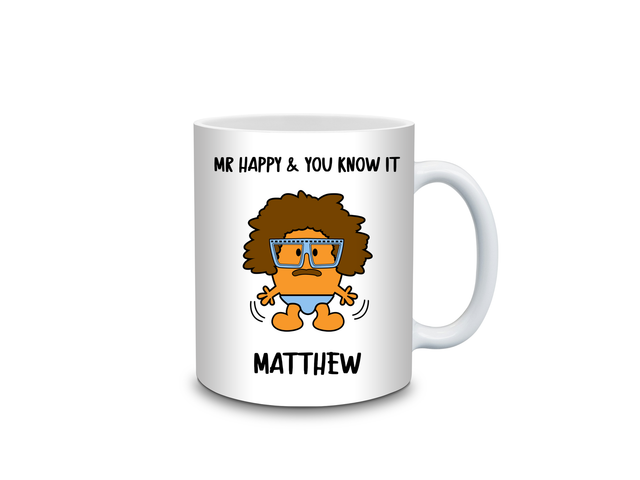 Personalised Happy and you know it Mug 