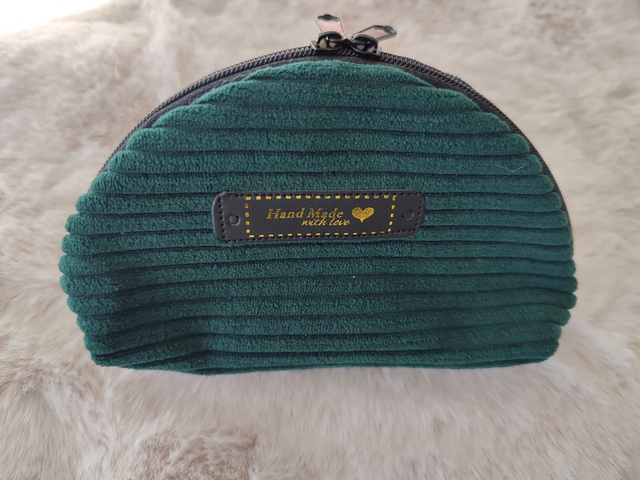 Porte monnaie vert sapin