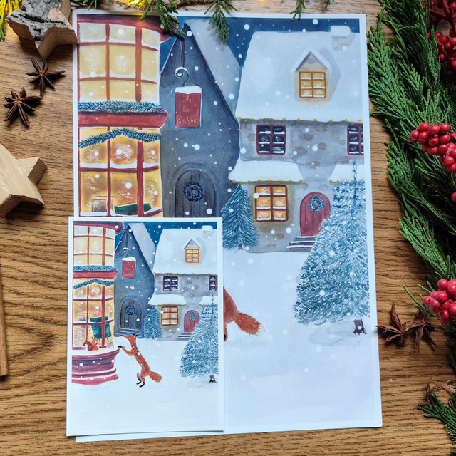 La boutique de Noël - affiche