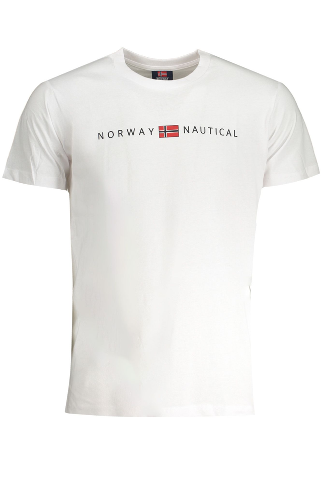 NORWAY 1963 T-SHIRT MANICHE CORTE UOMO BIANCO