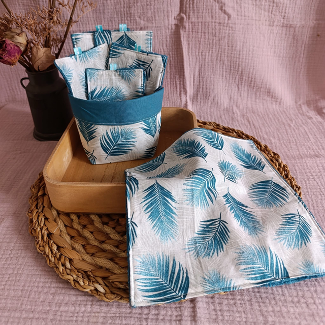 Ensemble Feuilles de Palmier