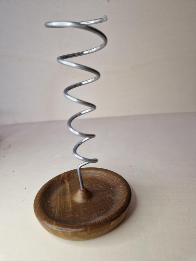 Porte-fagot pour sauge avec pied en bois 