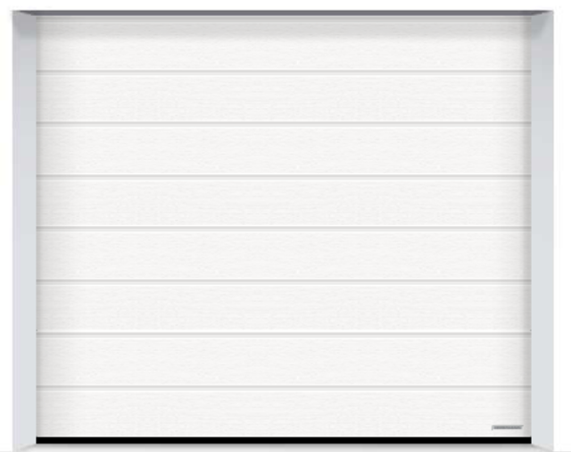 Hörmann garasjeport Renomatic profil M Woodgrain RAL9016