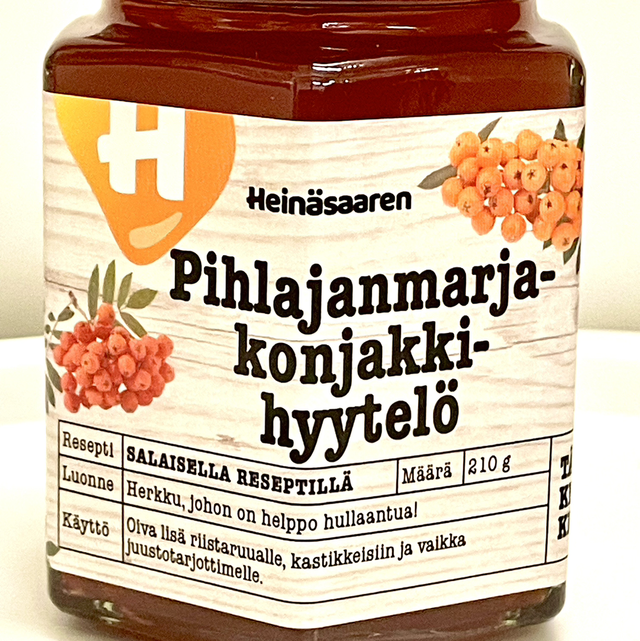 Pihlajanmarja-konjakkihyytelö