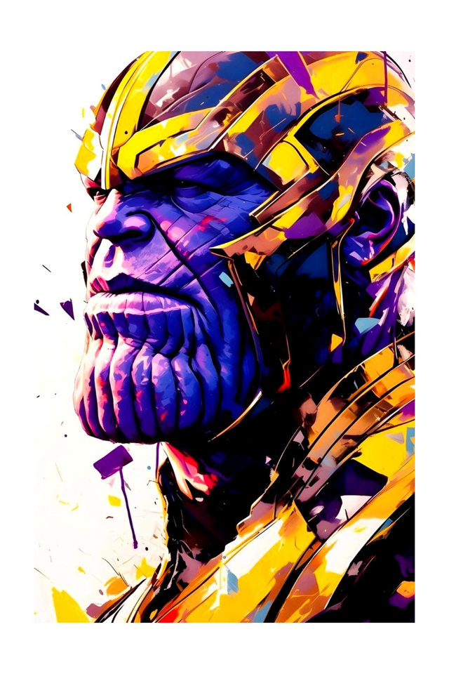 Thanos Marvel Art Print