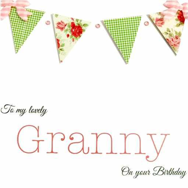Bunting - Granny