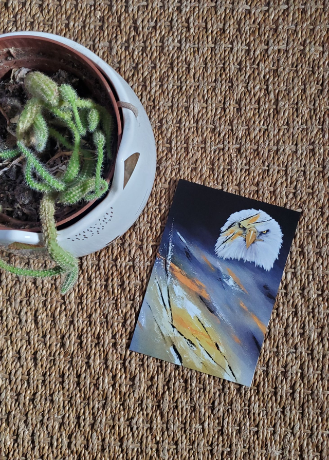 Carte postale du tableau &quot;Eagle Rock&quot;