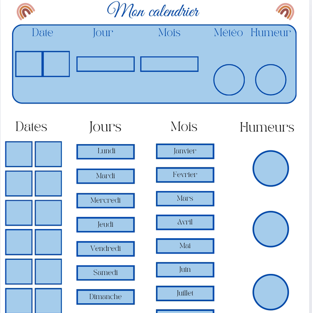 Mon calendrier 