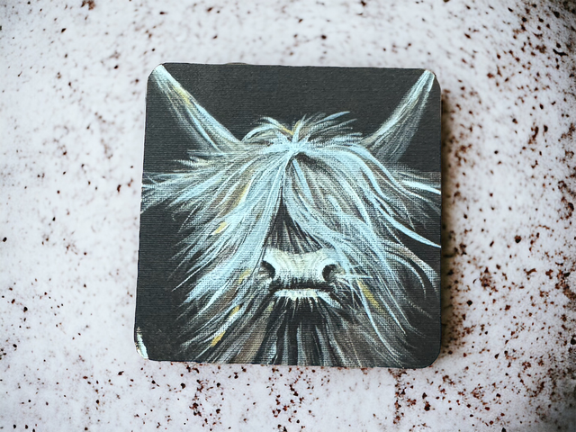 Highland Cow Coaster