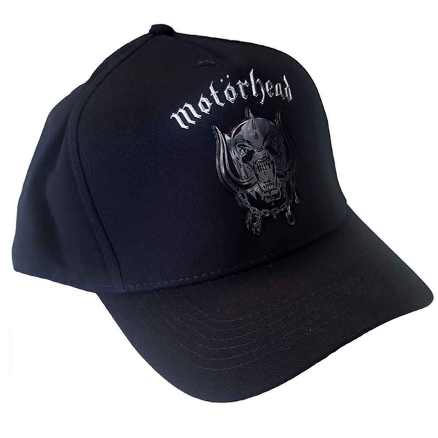 MOTORHEAD UNISEX BASEBALL CAP: WARPIG (SONIC SILVER)