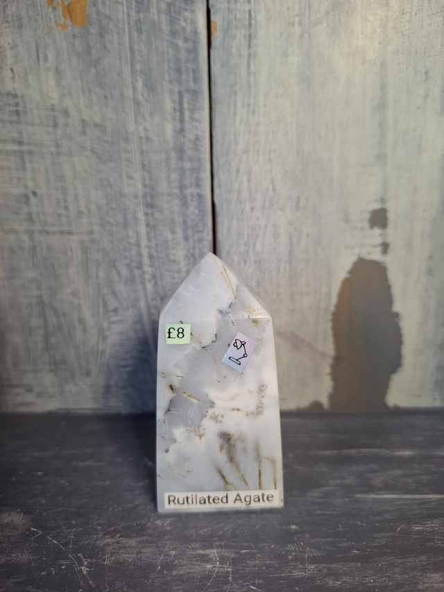 Rutilated Agate Tower 