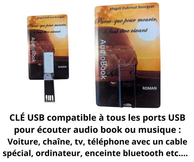 AUDIO BOOK DES DEUX PREMIERS ROMANS : Parce que pour mourir, il faut être vivant et Prête moi tes ailes