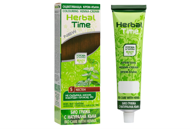Herbal Time Henna Natural Color Chestnut 5 