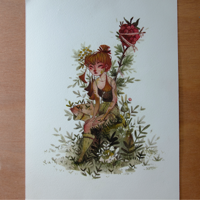 Jeune Fille Champignon 