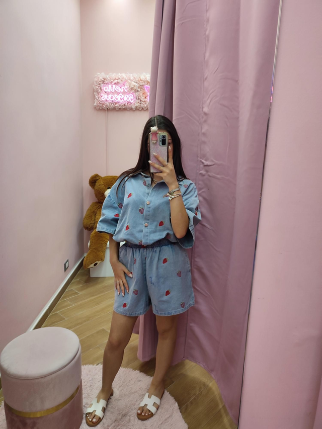 Coordinato strawberry 