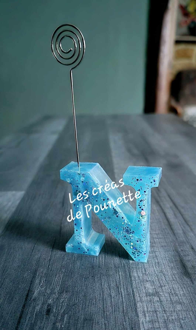 Porte photo initiale à personnaliser