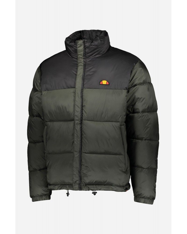 ELLESSE PIUMINO ZIP COLLO ALTO CON INSERTI SULLE SPALLE