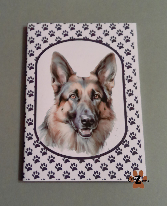 Carnet de note Berger allemand