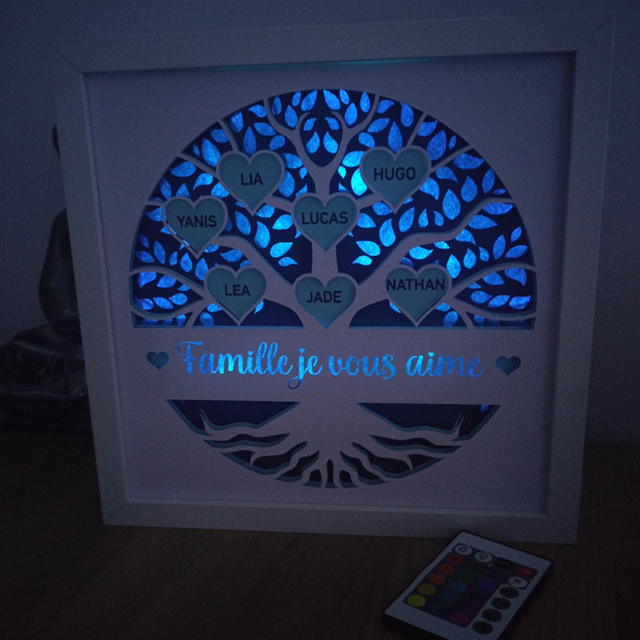 Arbre de vie Led personnalisé (me contacter pour réalisation selon vos goûts)