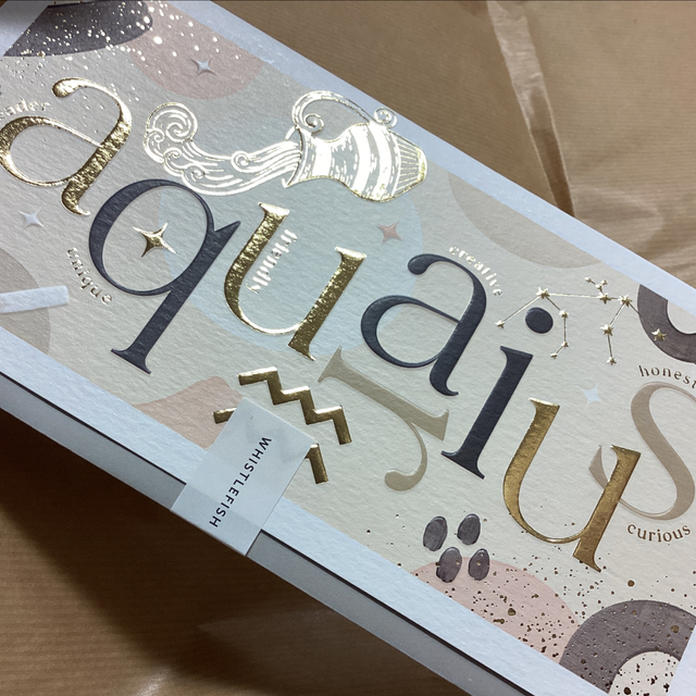 Blank Star Sign - Aquarius WF