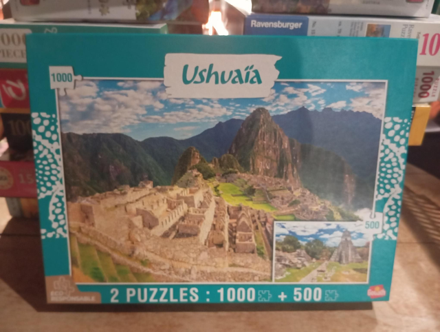 2 puzzles Ushuaia 1000 pièces et 500 pièces 
