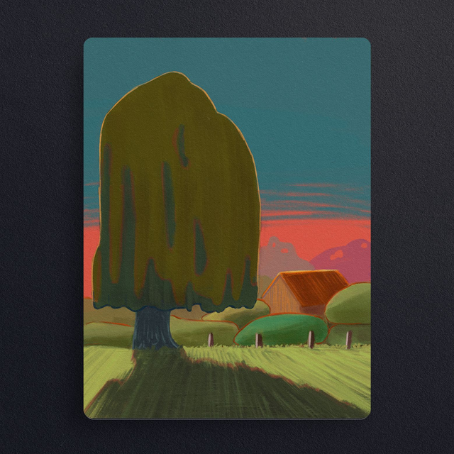 #0815Vieux Saule  - ILLUS - PRINT - Digital painting