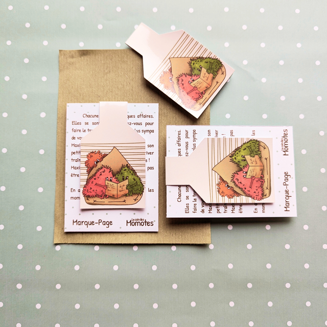 Marque Page Trio de Momotes