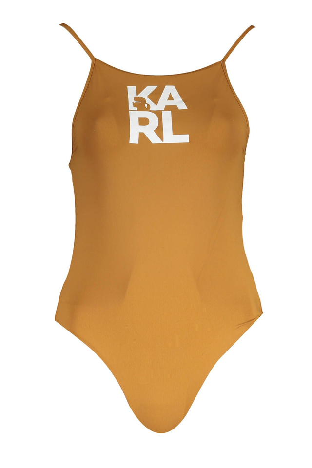 KARL LAGERFELD BEACHWEAR COSTUME INTERO DONNA MARRONE