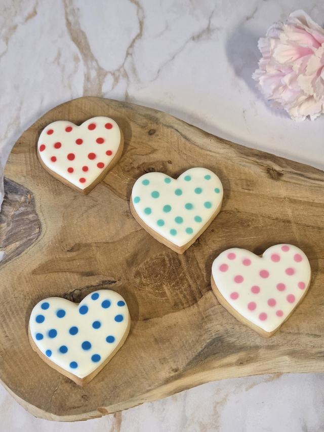 Sablés cœurs x4