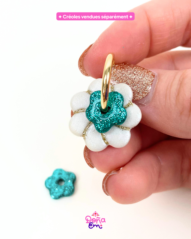 Pampilles "Mini Flor" - Vert luxuriant