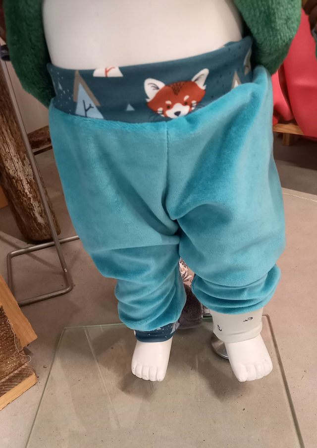 C* 6/9 MOIS Pantalon confort Évolutif "renards"