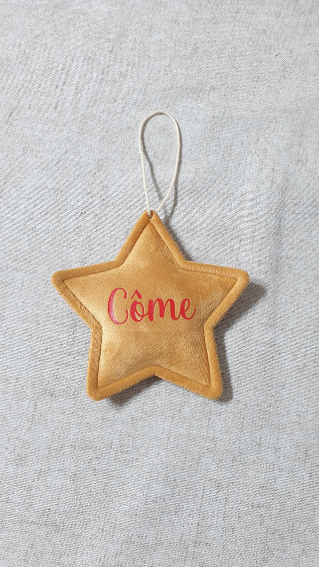 Etoile JAUNE MOUTARDE 