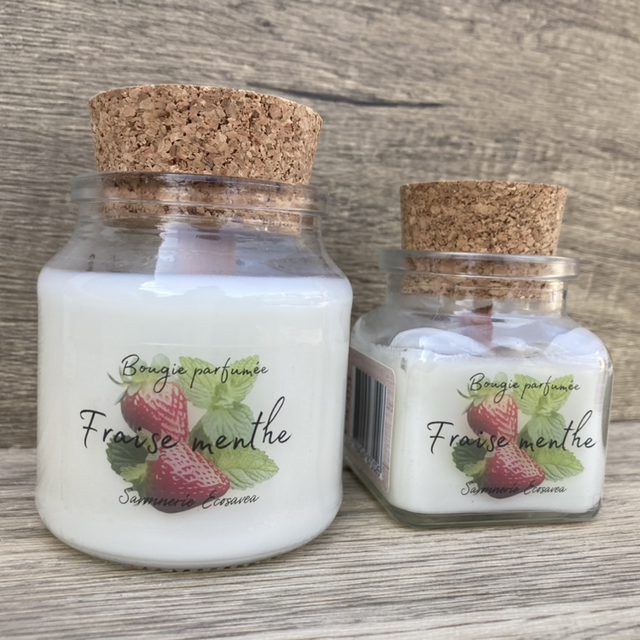 Bougie Fraise Menthe