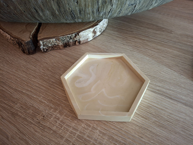 Dessous de verre hexagonale