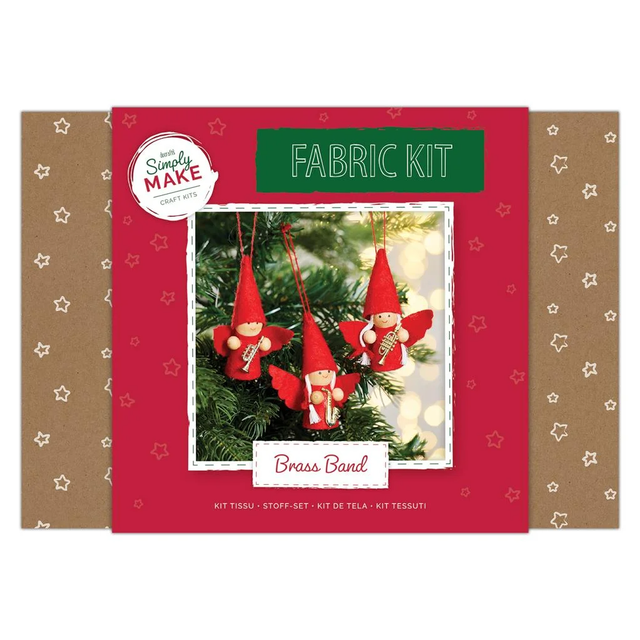 Fabric Christmas Ornament Kit – Brass Band