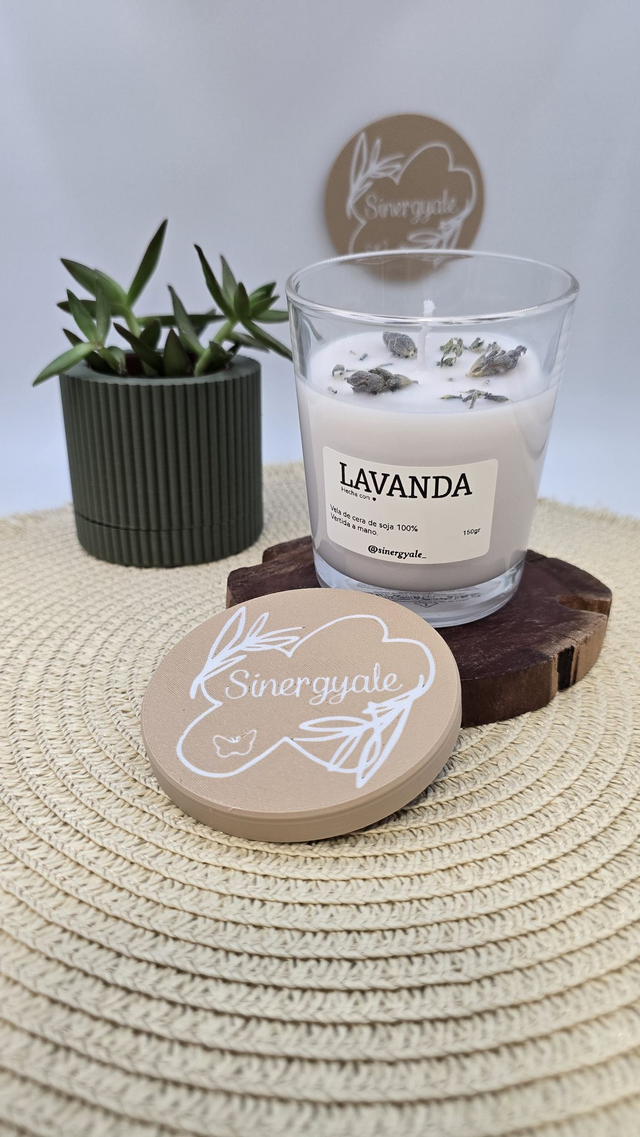 Vela en cristal - Lavanda