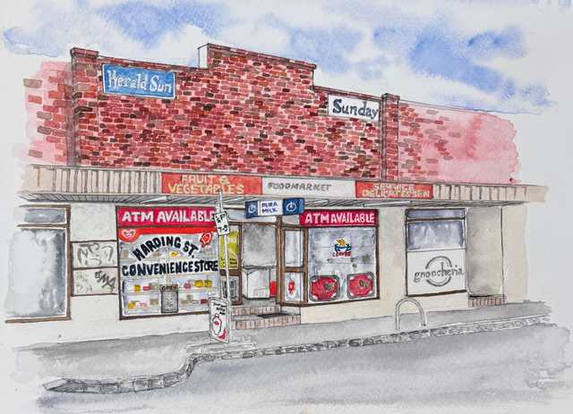 4. Andy's Milkbar #2 (framed)