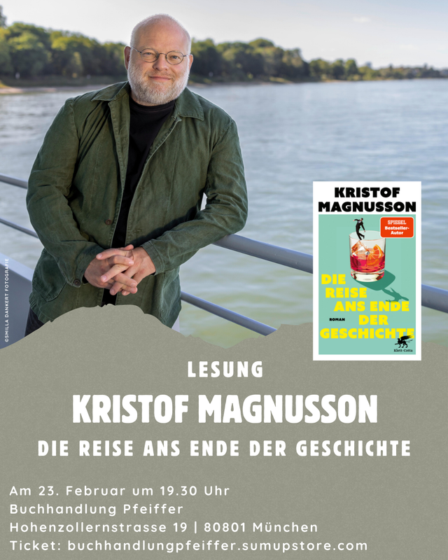 23. Februar: Lesung mit Kristof Magnusson