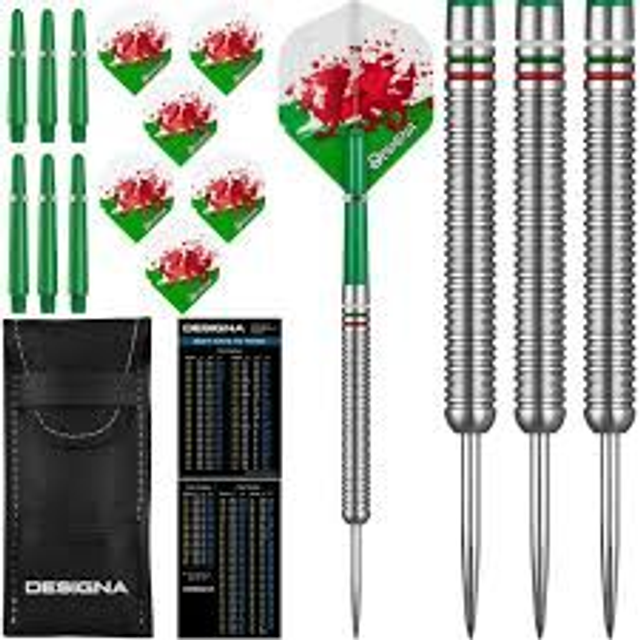 Designa Patriot-X Wales Steel Tip Darts