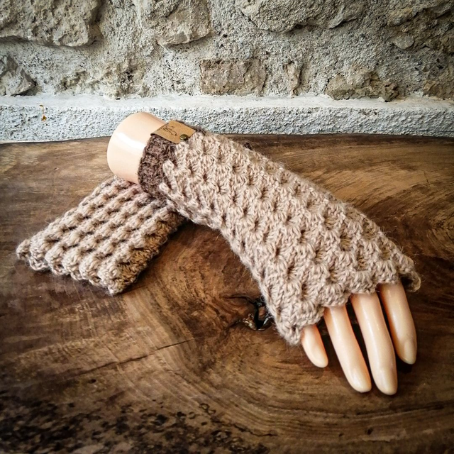 Mitaines bi-color - collection élégance