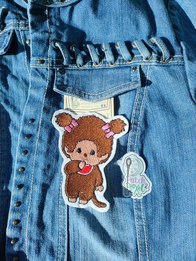 Kiki Mon Chichi patch écusson brodé 