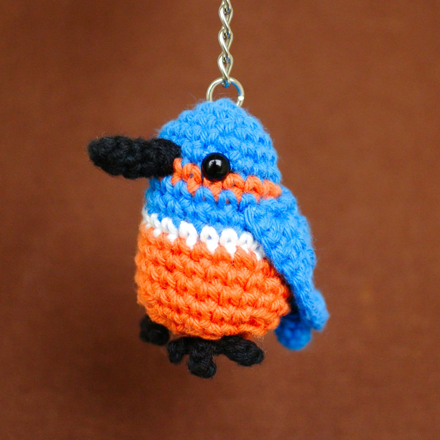 Crochet Bird - Kingfisher