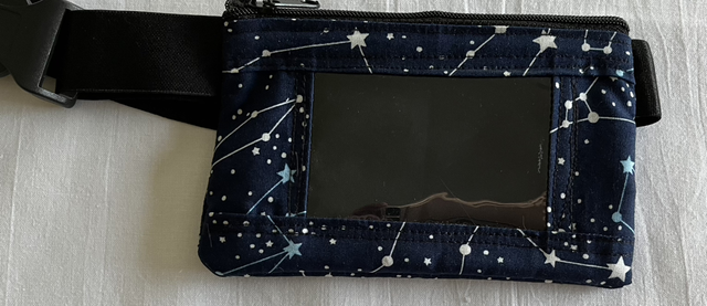 Navy Constellations Pump Pouch 