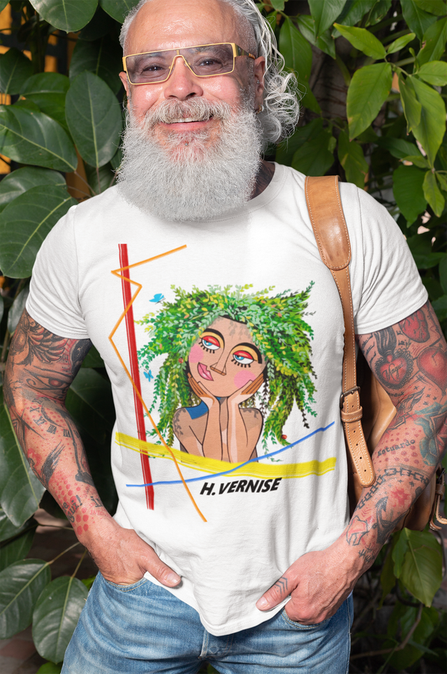 R. a.2- T-shirt made in France - Et si j'étais une plante ?
