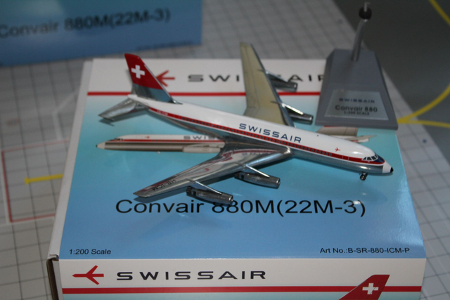  Swissair CV-880M (HB-ICM), 1:200